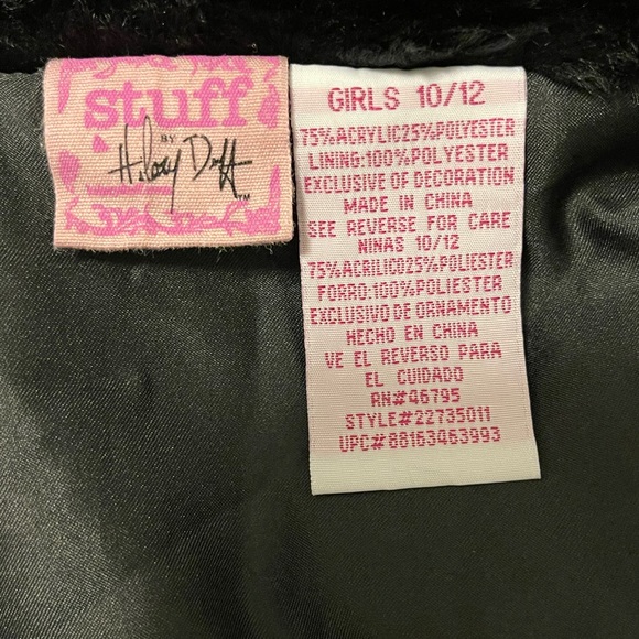 Faux Fur Girls Bolero Jacket - Picture 3 of 6